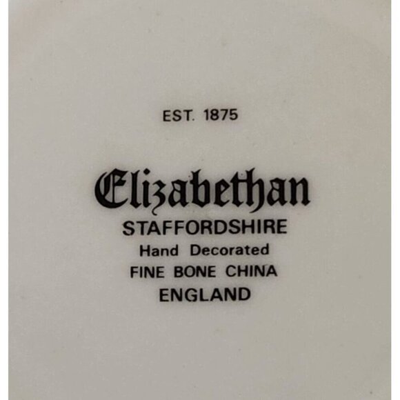 Elizabethan Staffordshire Hand Decorated 50th Anniversary Fine Bone China Tea Cu - Picture 10 of 16